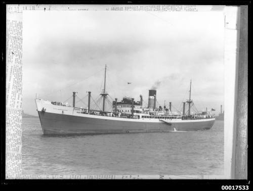 CITY OF MANCHESTER moored on Sydney Harbour