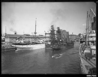 Ships at No. 16 wharf, Pyrmont