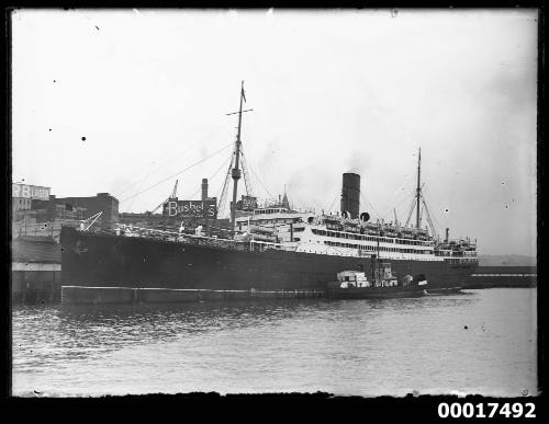 RMS FRANCONIA at West Circular Quay in Sydney