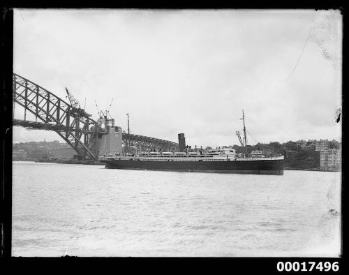 SS MARAMA, Union Steamship Company of New Zealand, in Sydney Harbour