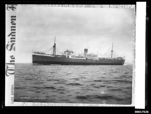 PORT CHALMERS at sea