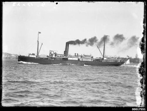 Unidentified vessel underway on Sydney Harbour