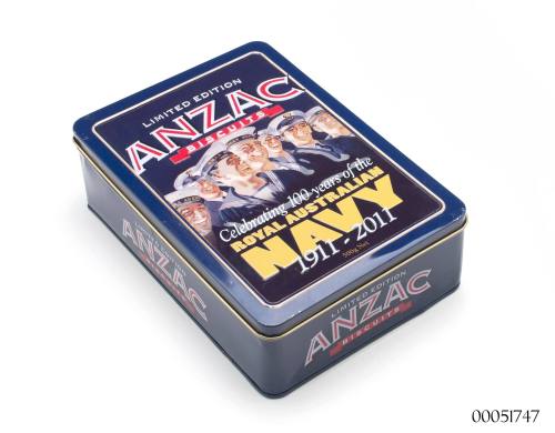Royal Australian Navy Centenary commemorative ANZAC biscuit tin
