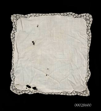 Handkerchief found in Doctor Mary Langdon's suitcase 00001694