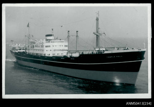 Photographic print of cargo ship TEMPLE HALL