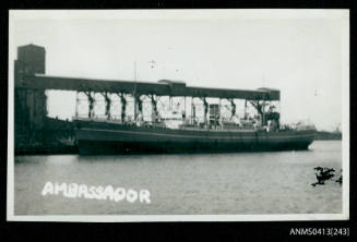 Photograph depicting the port view of the cargo ship AMBASSADOR