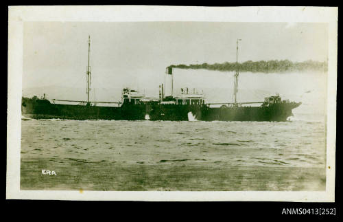 Photograph of the starboard view of the cargo ship ERA