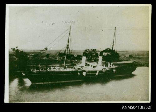 Photograph of general cargo paddle steamer COONANBARA