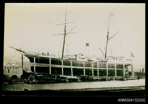 Photograph of the steam ship CITY OF LAUNCESTON