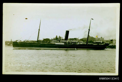 SS ZEALANDIA Huddart Parker Limited