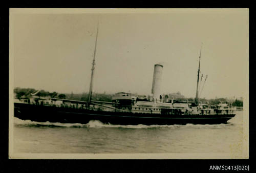 Photograph of the passenger/cargo ship WIMMERA