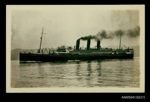 Photograph of the passenger ship NALDERA