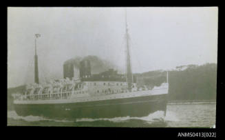 Photograph of the passenger ship RANGATIRA