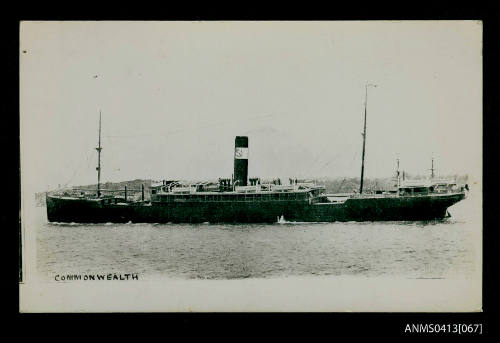 Photograph of the passenger/cargo ship COMMONWEALTH