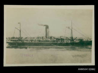 Photograph of the ship YONGALA