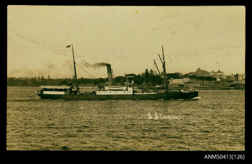 Photograph of the cargo ship CORAKI