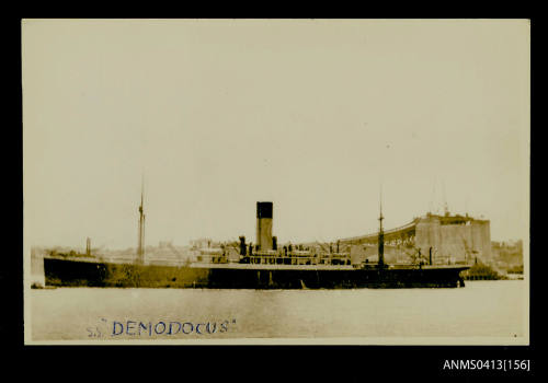 Photograph of the cargo ship DEMODOCUS