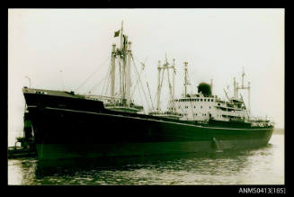Photograph of the passenger/cargo ship GANGE