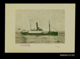 General cargo passenger ship SS KARUAH