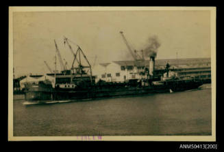 Photograph of the cargo ship CURLEW