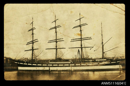 Photograph of the four masted barque HANS