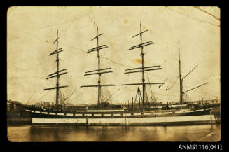 Photograph of the four masted barque HANS