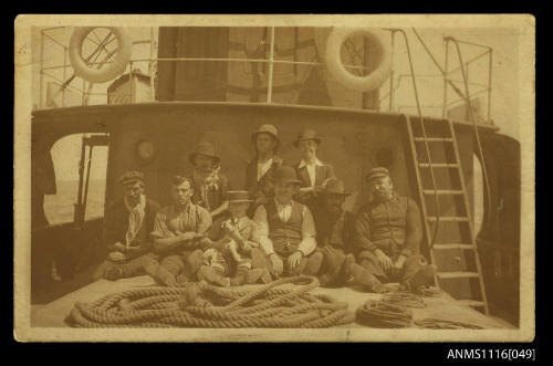 Jr A Brown's Log, IRRESISTABLE off Newcastle 1915.