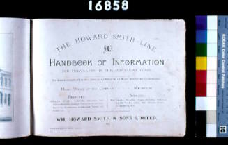 The Howard Smith Line Handbook of Information for Travellers on the Australian Coast
