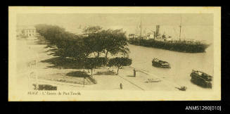 Postcard of Suez collected by Douglas Ballantyne Fraser