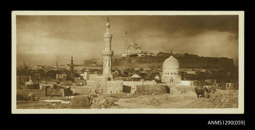 Postcard from Cairo collected by Douglas Ballantyne Fraser