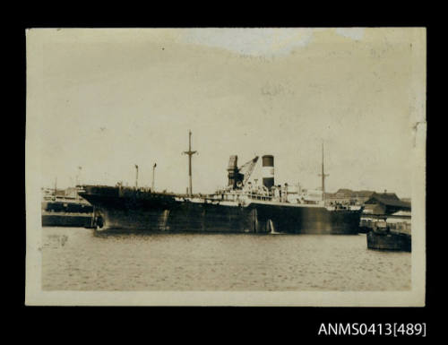 Cargo ship PAZ  at coal tip, NE No 3 Canada Dock, Liverpool