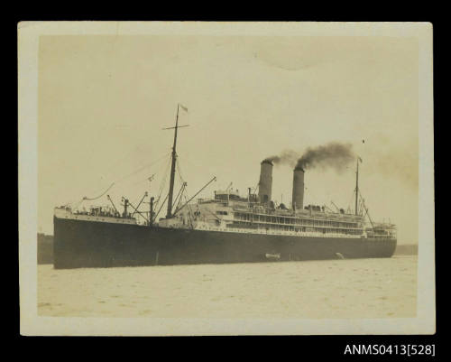 RMS ORMONDE 14,853 Tons, Orient Line, London, Suez, Brisbane