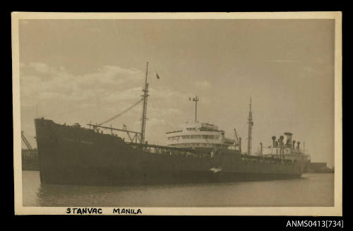 The tanker STANVAC MANILA