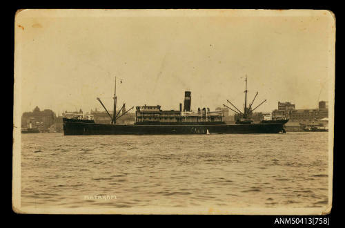 MATARAM underway off Sydney Cove