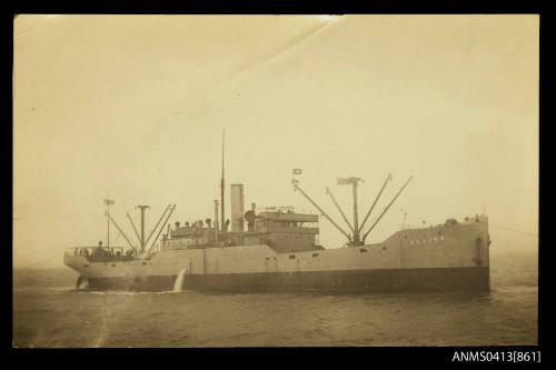 Starboard view of cargo ship ALLIES