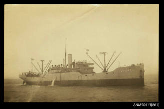 Starboard view of cargo ship ALLIES