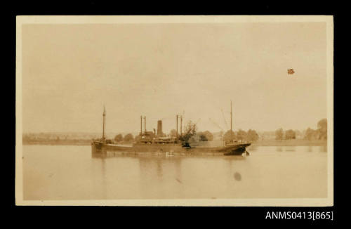 Cargo ship KALINGO Grafton New South Wales 1934