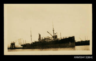 Cargo ship WAIOTAPU Newcastle New South Wales 1936