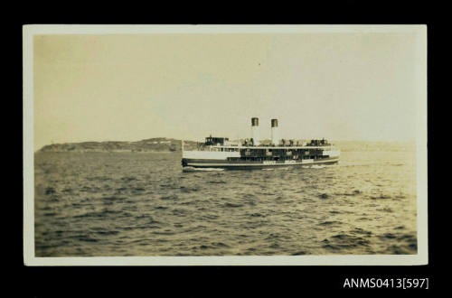 Passenger ferry CURL CURL in Sydney Harbour February 1934. 