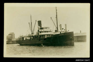 General cargo ship BURRINGBAR at wharf