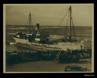 Wreck of SS MAIANBAR at Newcastle New South Wales