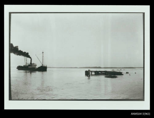 SS COOMBAR and remains of the original North Coast Company wharf