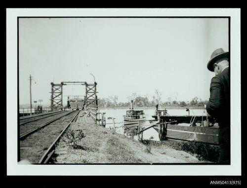 Untitled negative depicting CLARENCE, INDUNA and possibly SWALLOW at Grafton