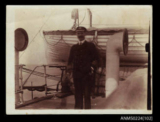 Captain Robert McKilliam aboard SS DAMASCUS