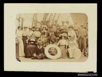 Captain McKilliam and passengers on SS DAMASCUS