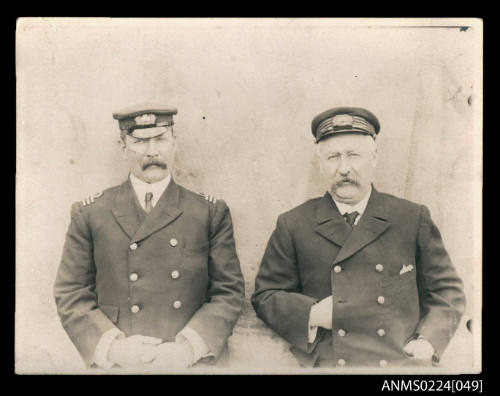 Officers P Collins and N Campbell of SS SALAMIS