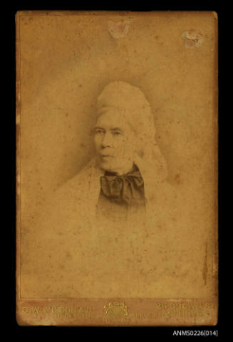 Photograph of Jane Rhind, Mrs Robert McKilliam mother of captain mckilliam