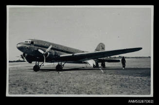 Plane which flew us to Woomera, January 1949