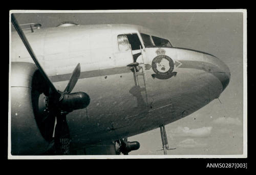 Plane which flew us to Woomera, January 1949