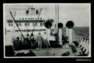 On board SS PROTEA, November 1948